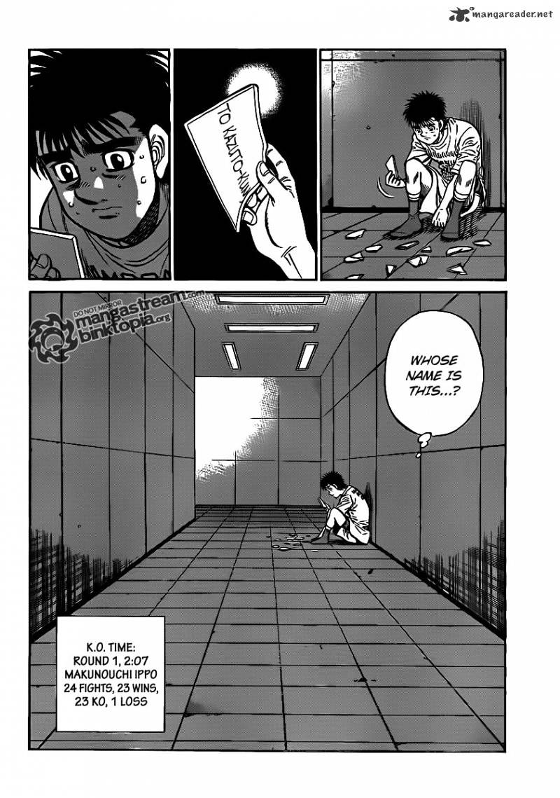 Hajime no Ippo: Fighting Spirit, Chapter 941 image 18